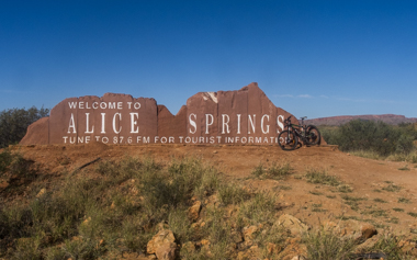 Alice Spring mountain biking